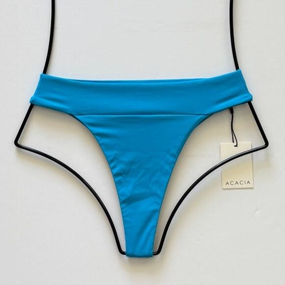 Acacia Swimwear Mateo Ribbed Bikini Bottom - Rocky’s  - Medium - NWT - Picture 1 of 9